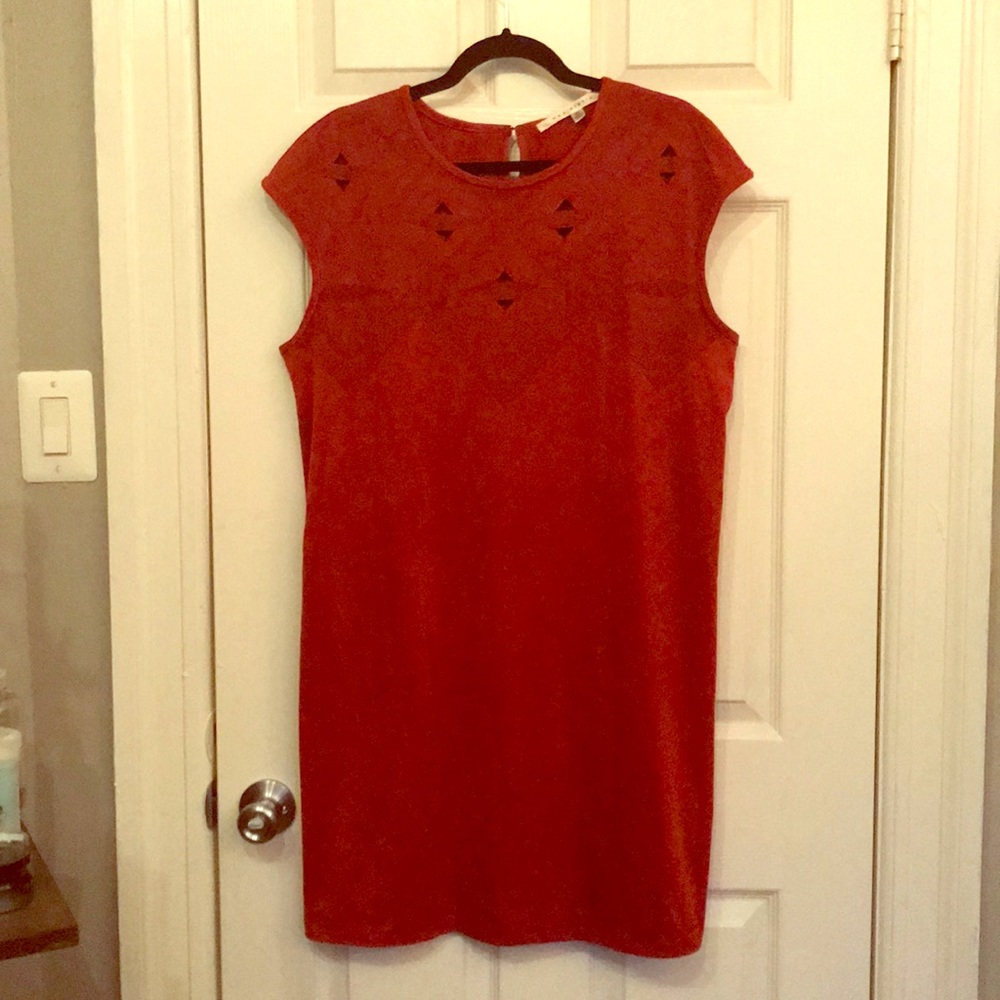Rust Suade dress